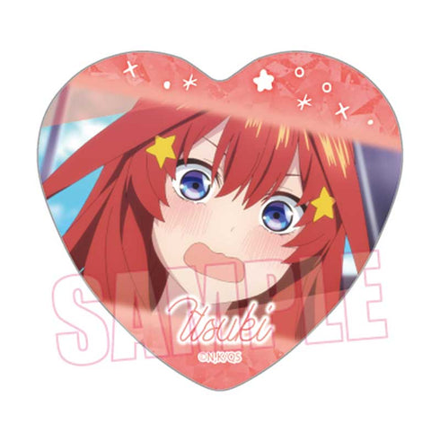 『五等分の花嫁∽』 メモリーズハート缶バッジ/中野 五月A