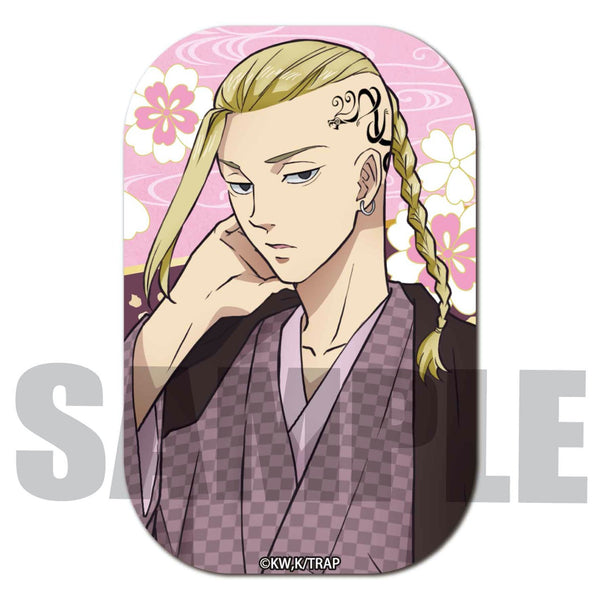 【再販】『東京リベンジャーズ』龍宮寺 堅 スクエア缶バッジ (和服ver.)