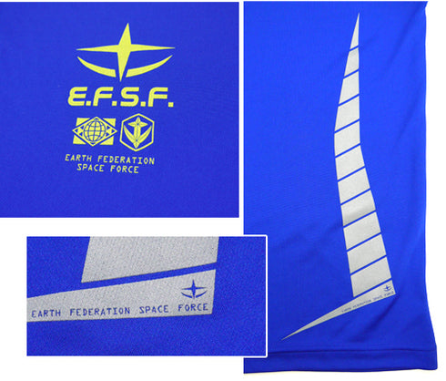 『機動戦士ガンダム』地球連邦軍ドライTシャツ COBALT BLUE