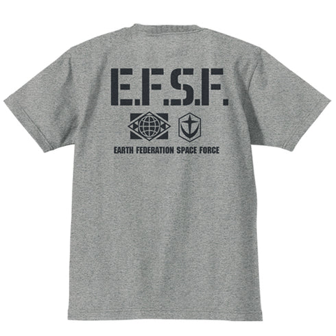 『機動戦士ガンダム』連邦軍ヘビーウェイトTシャツ MIX GRAY