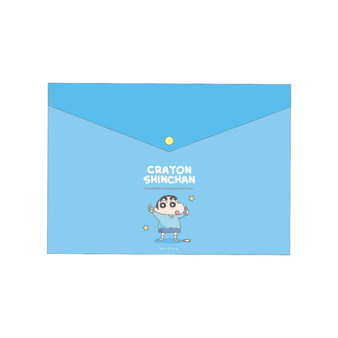 『クレヨンしんちゃん』ポケット付きクリアファイル らくがき/ともだち