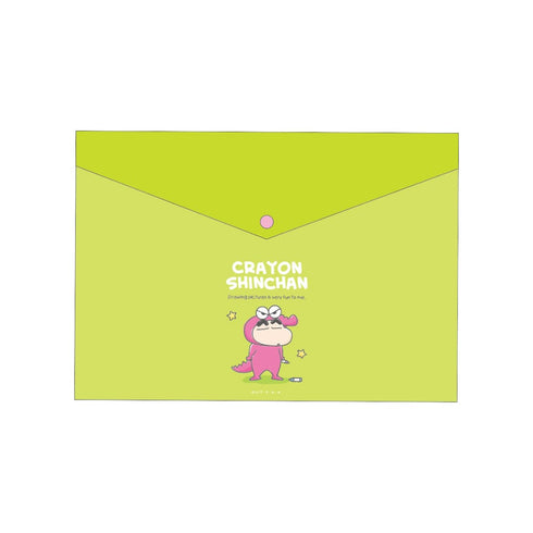 『クレヨンしんちゃん』ポケット付きクリアファイル らくがき/チョコビ