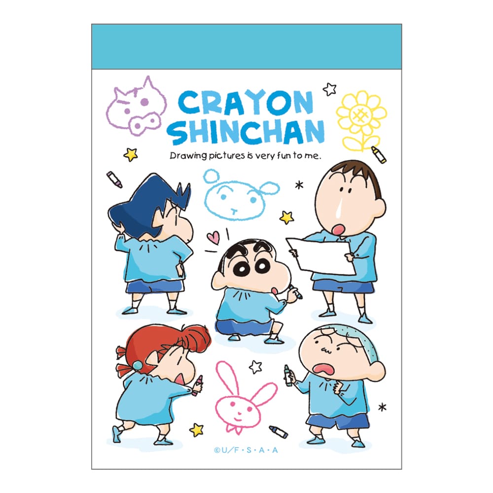 クレヨンしんちゃん』ミニメモ らくがき／ともだち – Anime Store JP