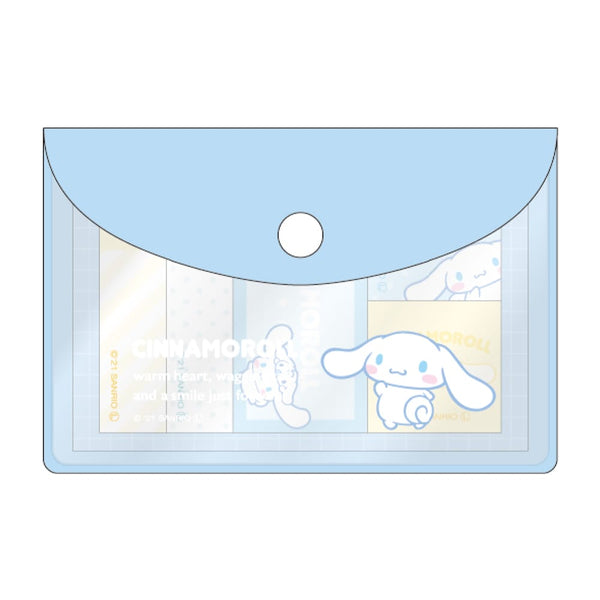 『サンリオ』ポーチ入り付箋 シンプル/シナモロール