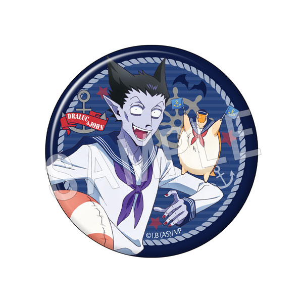 『吸血鬼すぐ死ぬ』缶バッジ ドラルク&ジョン