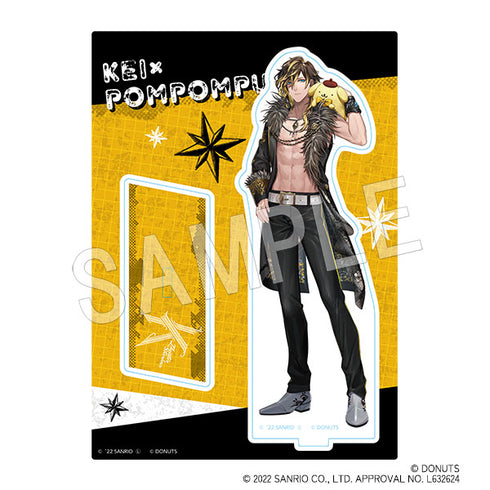『ブラックスター -Theater Starless- ×サンリオキャラクターズ』アクリルスタンド ケイ×ポムポムプリン