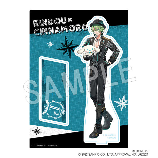 『ブラックスター -Theater Starless- ×サンリオキャラクターズ』アクリルスタンド リンドウ×シナモロール