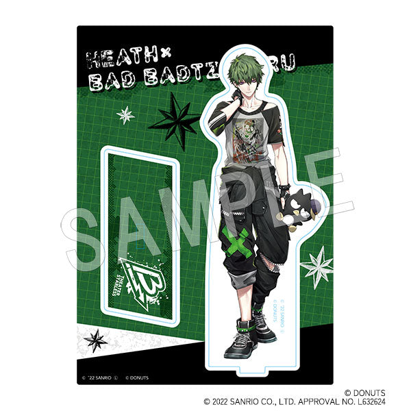 『ブラックスター -Theater Starless- ×サンリオキャラクターズ』アクリルスタンド ヒース×バッドばつ丸