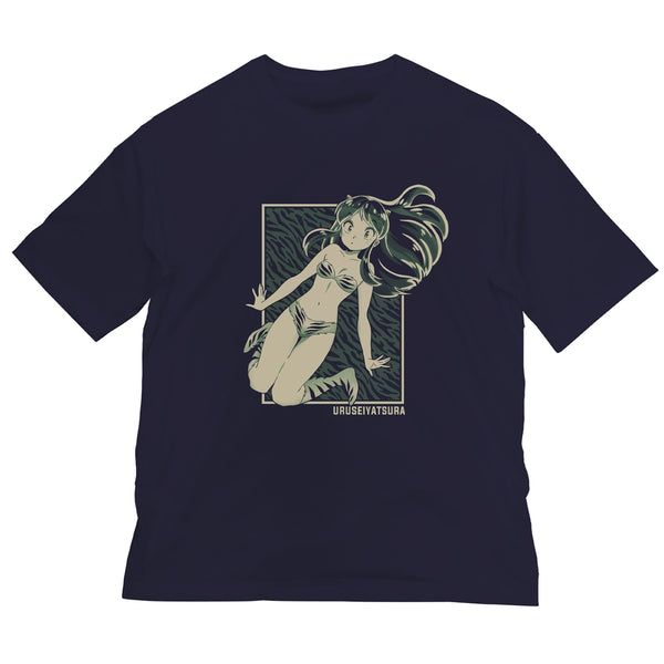 『うる星やつら』ラム ビッグシルエット Tシャツ NAVY