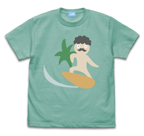 『私に天使が舞い降りた!プレシャス・フレンズ』サーフィンひげろー Tシャツ MINT GREEN
