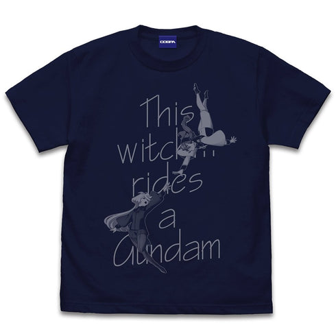 『機動戦士ガンダム 水星の魔女』スレッタ&ミオリネ Tシャツ NAVY