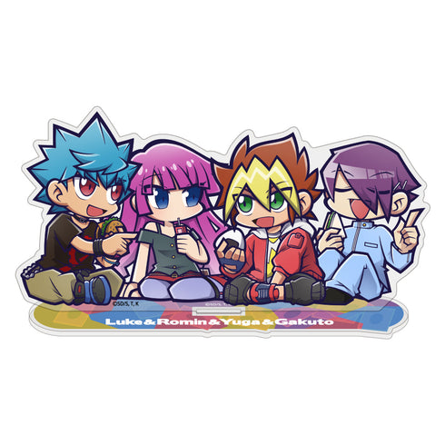 『遊☆戯☆王SEVENS』遊我・ルーク・ロミン・ガクト アクリルスタンド みんなでランチ!Ver.