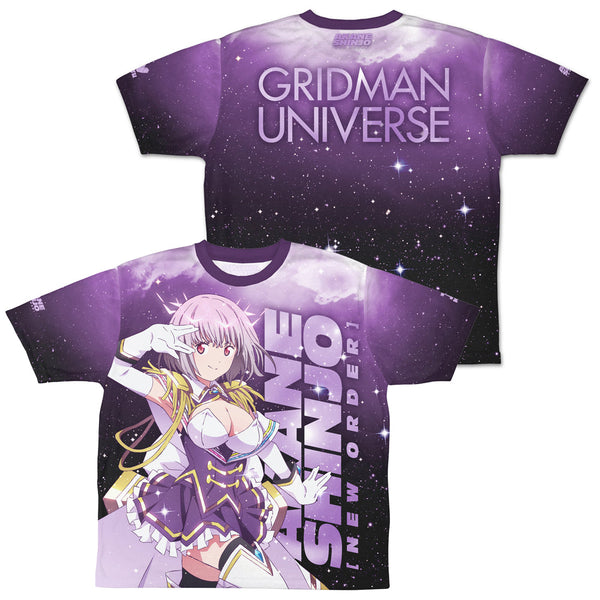 『グリッドマンユニバース』描き下ろし 新条アカネ(ニューオーダー) 両面フルグラフィックTシャツ