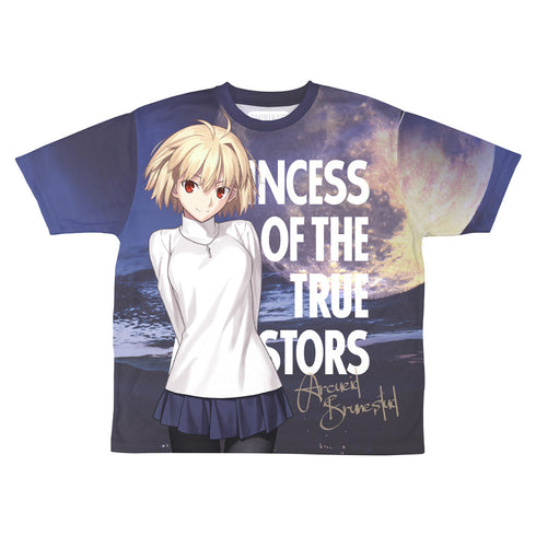 『月姫 -A piece of blue glass moon-』アルクェイド・ブリュンスタッド 両面フルグラフィックTシャツ 月夜のアルクェイドVer.