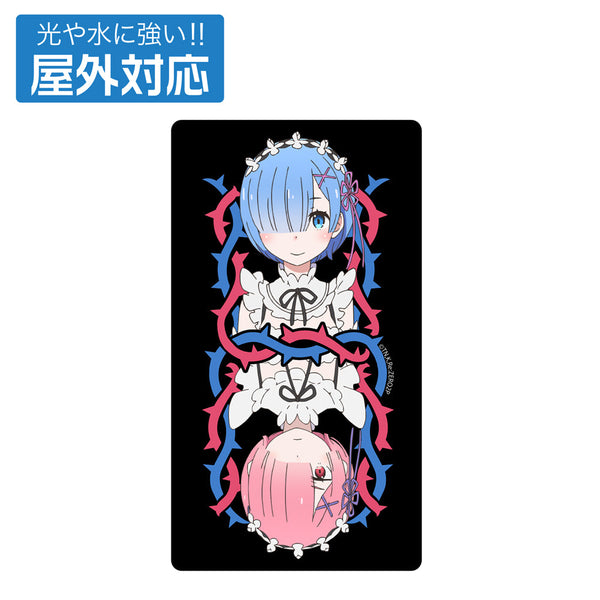 『Re:ゼロから始める異世界生活』ラム&レム 屋外対応ステッカー