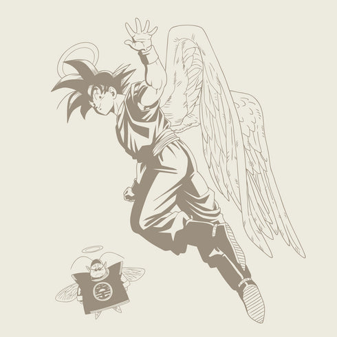 『ドラゴンボールZ』孫悟空(天使)と界王 Tシャツ