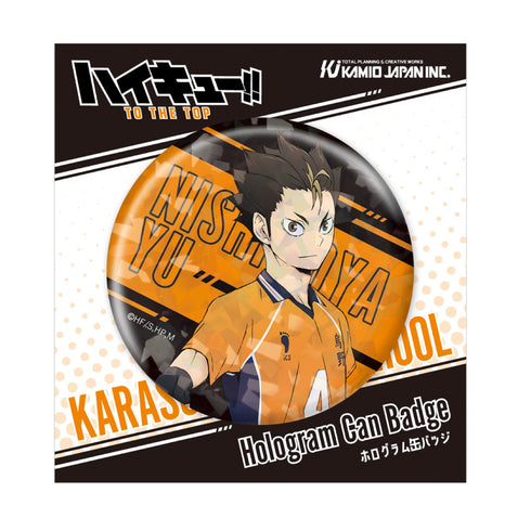 『ハイキュー!!』西谷夕 ホログラム缶バッジ