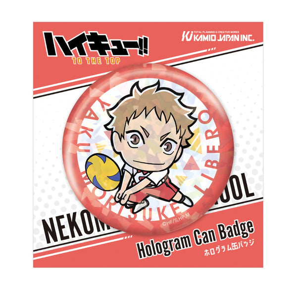 『ハイキュー!!』夜久衛輔 ミニキャラ ホログラム缶バッジ