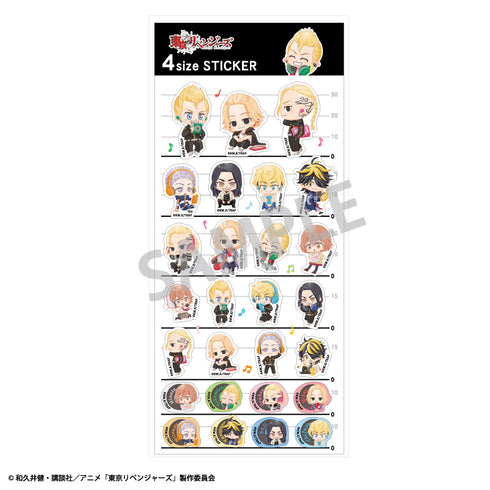『東京リベンジャーズ』4サイズステッカーENJOY MUSIC