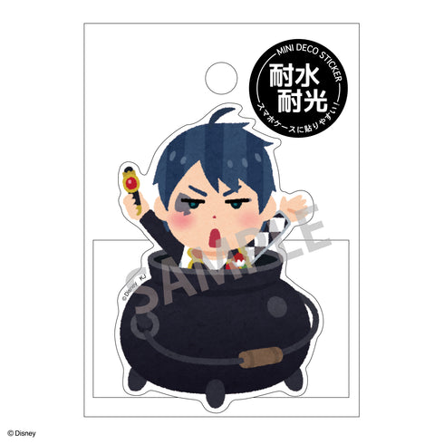 『ツイステッドワンダーランド』ツイステスタンプ byみふねたかしのアート ミニデコステッカー デュース・スペード