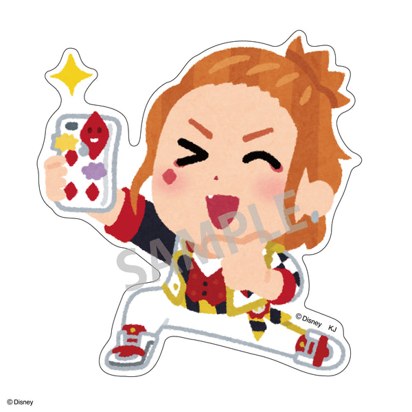 『ツイステッドワンダーランド』ツイステスタンプ byみふねたかしのアート ミニデコステッカー ケイト・ダイヤモンド