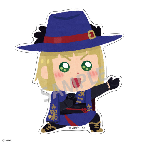 『ツイステッドワンダーランド』ツイステスタンプ byみふねたかしのアート ミニデコステッカー ルーク・ハント
