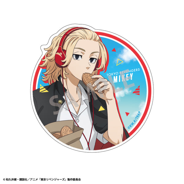 "Tokyo Revengers" Acrylic Coaster: ENJOY MUSIC - Original Illustration: Manjiro Sano