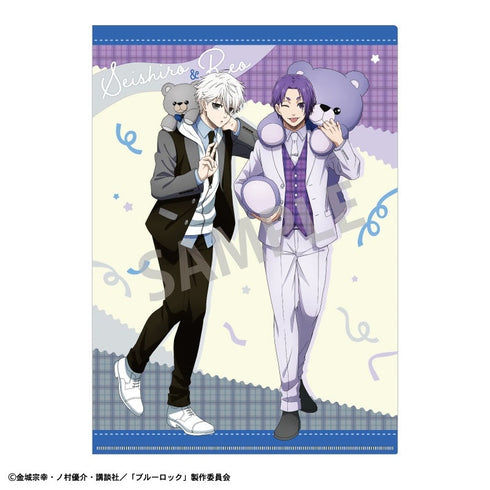 『ブルーロック』A4シングルクリアファイル_凪&御影_テディベア