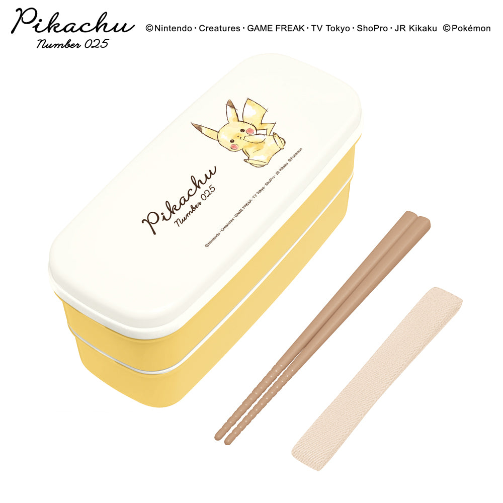 ポケモン』スリム2段ランチボックス「Pikachu number025