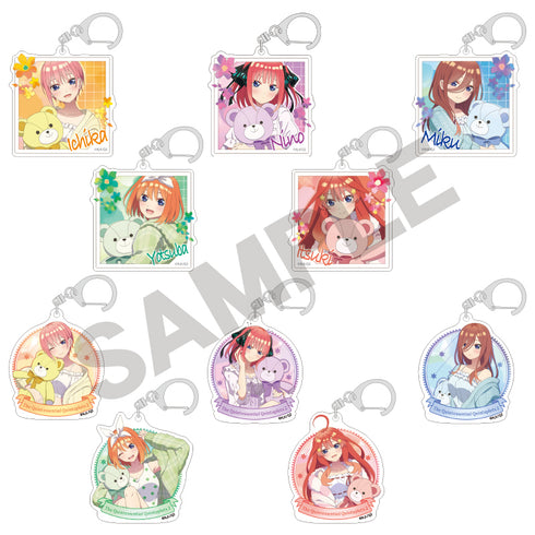 『五等分の花嫁∬』トレーディングアクリルキーホルダー ぬいぐるみ抱っこ BOX