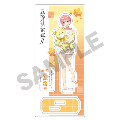 『五等分の花嫁∬』アクリルスタンド 中野一花 ぬいぐるみ抱っこ