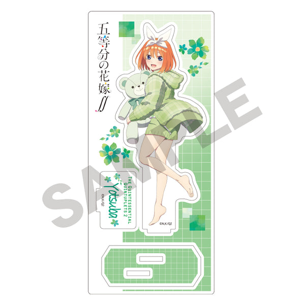 『五等分の花嫁∬』アクリルスタンド 中野四葉 ぬいぐるみ抱っこ
