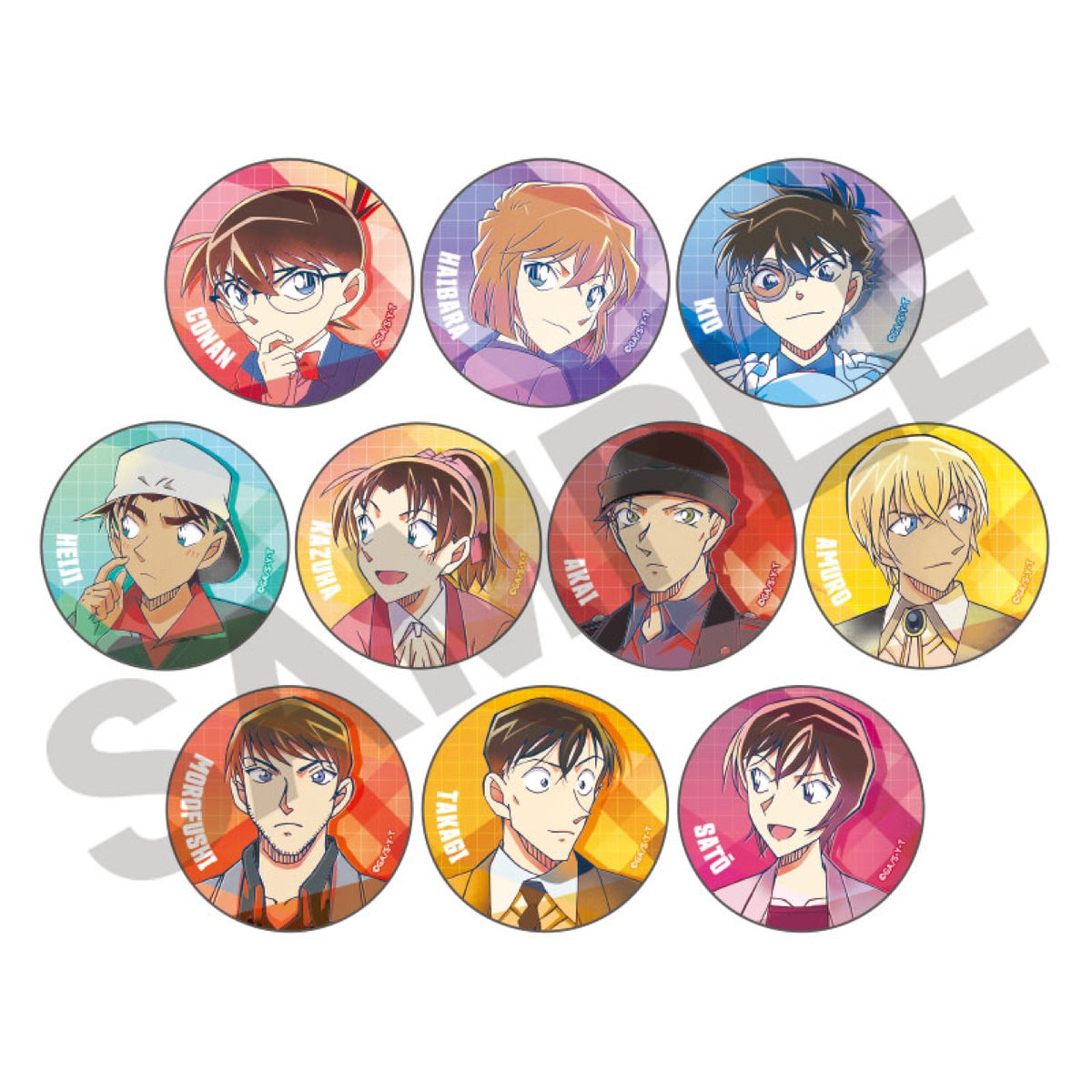 名探偵コナン』トレーディング缶バッジ BOX – Anime Store JP