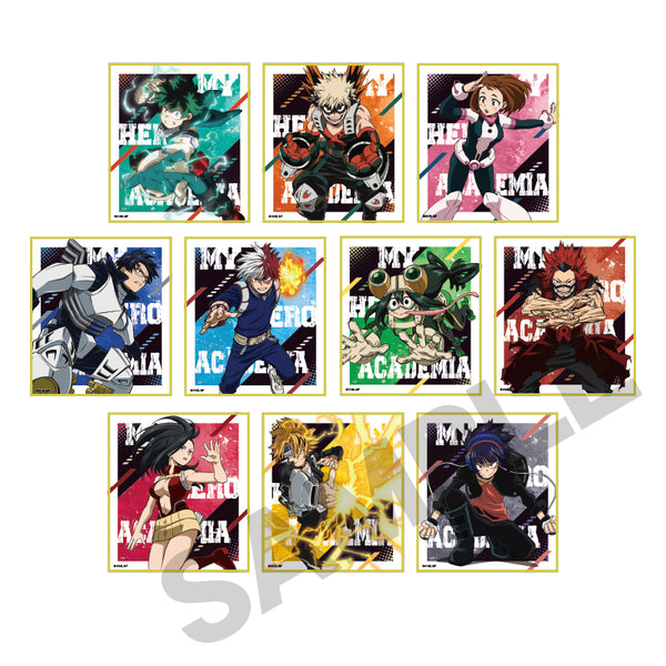 "My Hero Academia" Trading Mini Color Postcard Box