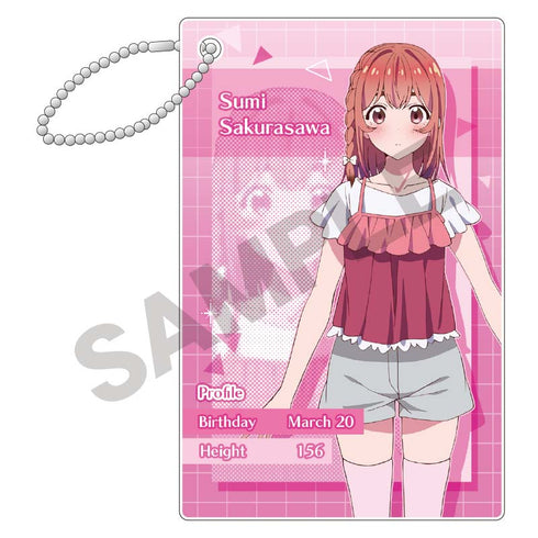 『彼女、お借りします』プロフィールカードキーホルダー 桜沢墨