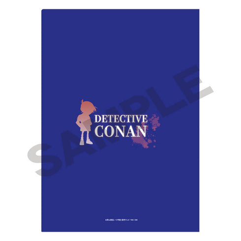 "Detective Conan" Single Clear File: Conan & Haibara (Watercolor)