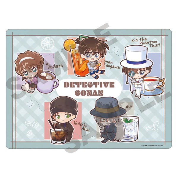 "Detective Conan" Desk Pad - Mint Green - Character Peko Drink