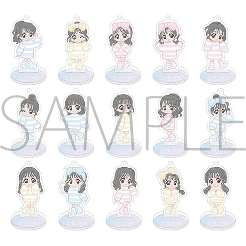 『STU48』スタンド付きアクリルキーホルダーコレクション(全15種)/ミニキャライラスト