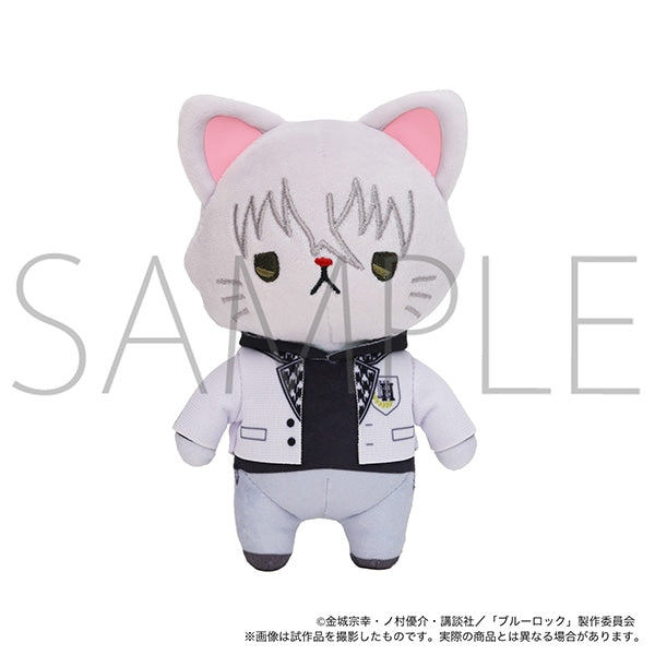"Blue Lock -EPISODE Nagi-" Plush Keychain with CAT Eye Mask / Seishiro Nagi (Uniform Ver.)