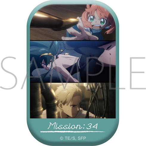 『SPY×FAMILY』スクエア缶バッジ/MISSION:34「未来を繋ぐ手」メインビジュアル