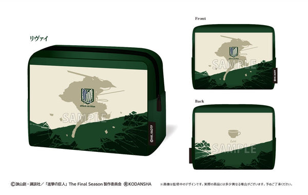 『進撃の巨人』スクエアポーチ リヴァイ