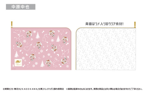 『文豪ストレイドッグス』ドレスコードモチーフフラットポーチ うたうさぎVer. 中原中也