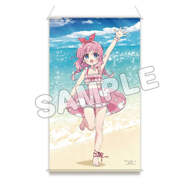 『プリマドール』ほぼ等身大タペストリー 灰桜