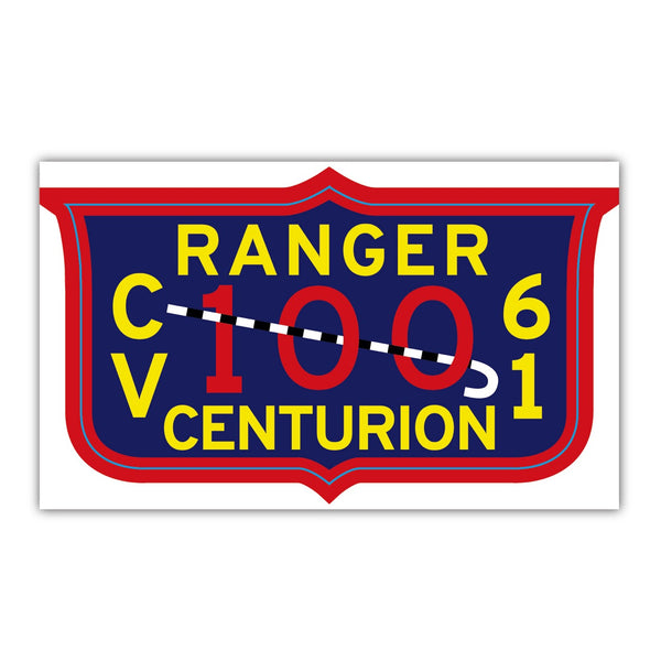 『TOP GUN トップガン』GG3 耐ステッカー CV-61 レンジャー100センチュリオン