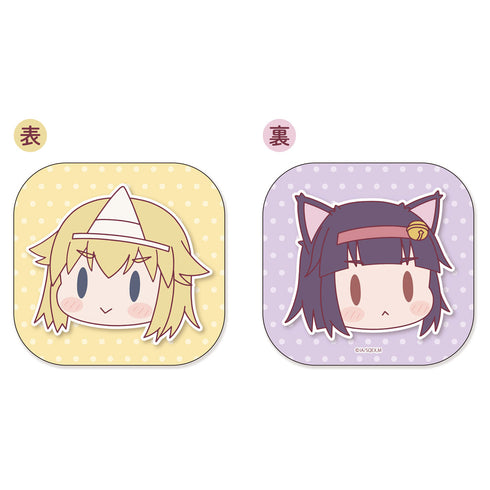 『社畜さんは幼女幽霊に癒されたい。』もっちりふわふわクッション 幽霊ちゃん&みゃーこ