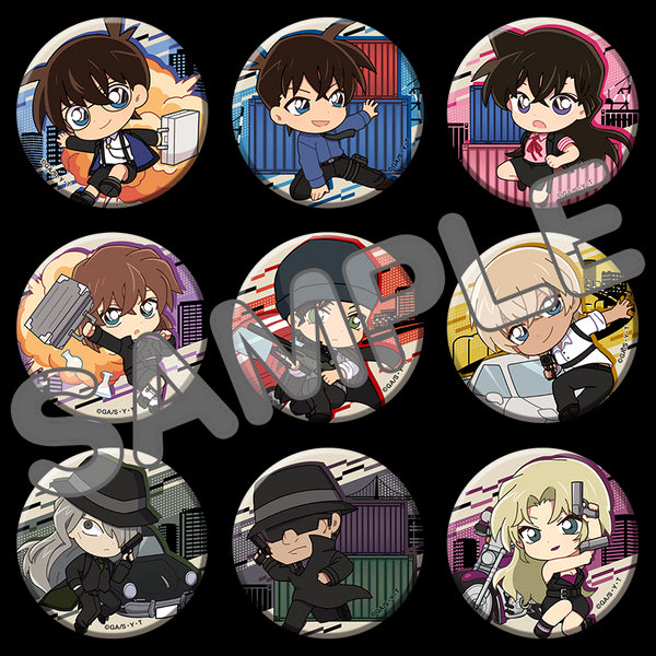 『名探偵コナン』トレーディング缶バッジ スーツアクション (9種) BOX