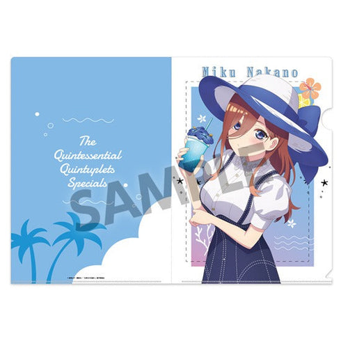『五等分の花嫁∽』描き下ろしクリアファイル 中野三玖 バカンス ver.