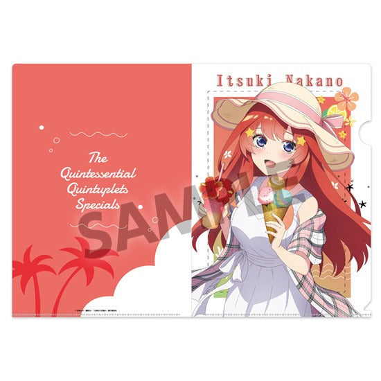 『五等分の花嫁∽』描き下ろしクリアファイル 中野五月 バカンス ver.