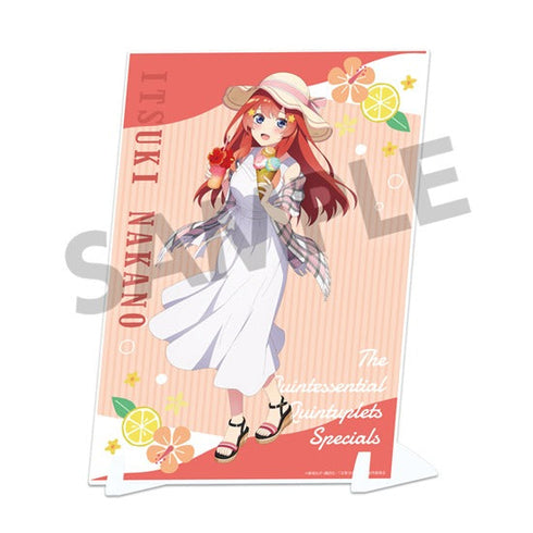 『五等分の花嫁∽』描き下ろしビジュアルアクリルプレート 中野五月 バカンス ver.