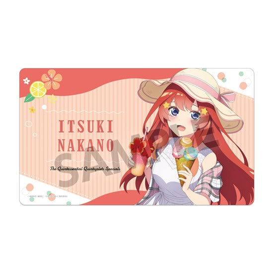 『五等分の花嫁∽』描き下ろしラバーマット 中野五月 バカンス ver.